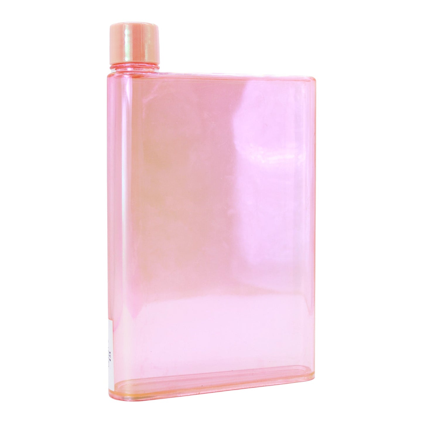 Botella Acrílica Rectangular Tornasol 16oz BPA Free Personalizable Reutilizable Varios Colores