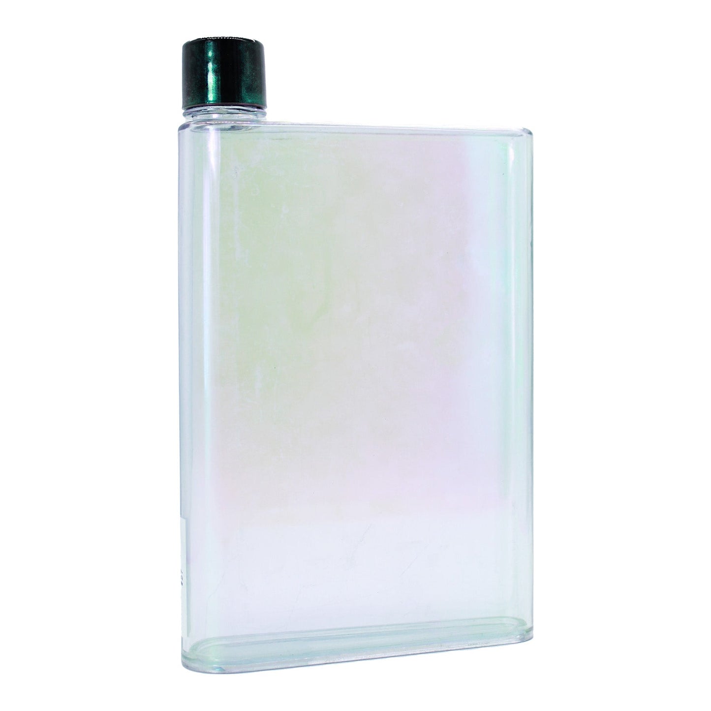 Botella Acrílica Rectangular Tornasol 16oz BPA Free Personalizable Reutilizable Varios Colores