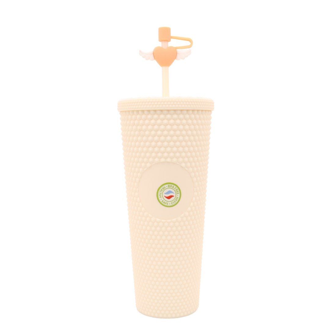 Vaso Térmico Acrílico 27oz Doble Pared (BPA Free) Mantiene Frío/Calor Popote & Tapa Colores Mate
